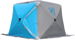 1-4 People Winter Fishing Tent Winter Ice Fishing Tent Camping Tent Windproof and Rainproof Outdoor Winter Fishing Warm Tent Tent