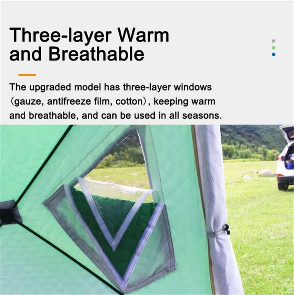 1-4 Winter Fishing Tent Winter Ice Fishing Tent Camping Tent Windproof and Rainproof Outdoor Winter Fishing Warm Tent (Color : D, Size : 200 * 200 * 160cm) (D 200 * 200 * 160cm)