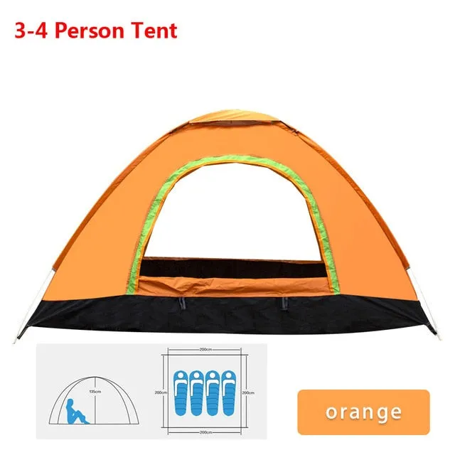 1 Easy-to-use Hiking Sun 2 Waterproof 4 Outdoor Tent Seamless delivery Camp Shade Camping Open Person Automatic Family Up Ultralight Pop Easy Tents Tent 3