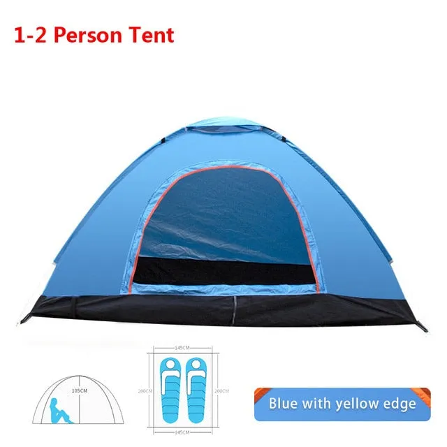 1 Easy-to-use Hiking Sun 2 Waterproof 4 Outdoor Tent Seamless delivery Camp Shade Camping Open Person Automatic Family Up Ultralight Pop Easy Tents Tent 3