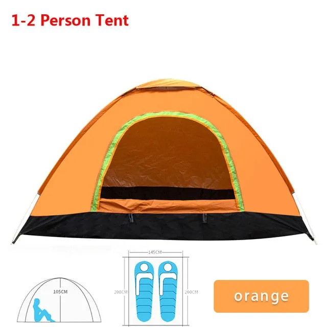 1 Easy-to-use Hiking Sun 2 Waterproof 4 Outdoor Tent Seamless delivery Camp Shade Camping Open Person Automatic Family Up Ultralight Pop Easy Tents Tent 3