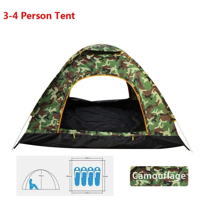 1 Easy-to-use Hiking Sun 2 Waterproof 4 Outdoor Tent Seamless delivery Camp Shade Camping Open Person Automatic Family Up Ultralight Pop Easy Tents Tent 3