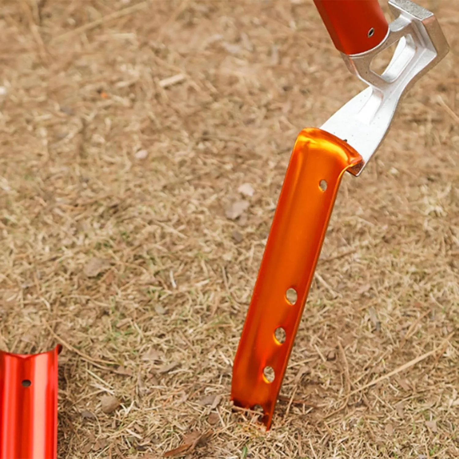 10pcs Aluminum Tent Pegs Tent Nails Tent Stakes Snow Pegs Outdoor Camping Pegs for Camping Hiking Beach Outdoors