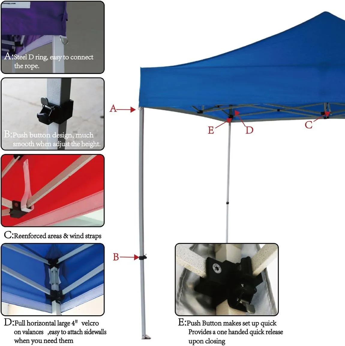 10'x10' Pop Up Canopy Tent Commercial Instant Shelter with Heavy Duty Roller Bag, 4 Canopy Sand Bags, 10x10 FT Dark Green