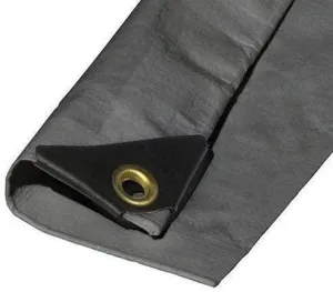 10'X60' EXTRA Heavy Duty 12 mil Silver Tarp 3 Ply Coated Reinforced Canopy 6 oz 3 Layer (Includes Tarps Tools and Toys Maintenance Manual)