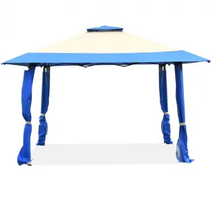 13 x 13 Ft Outdoor Garden Portable Pop-Up Canopy Gazebo with Carrying Bag