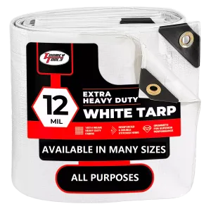 16 x 20 Heavy Duty Canopy Tarp - White