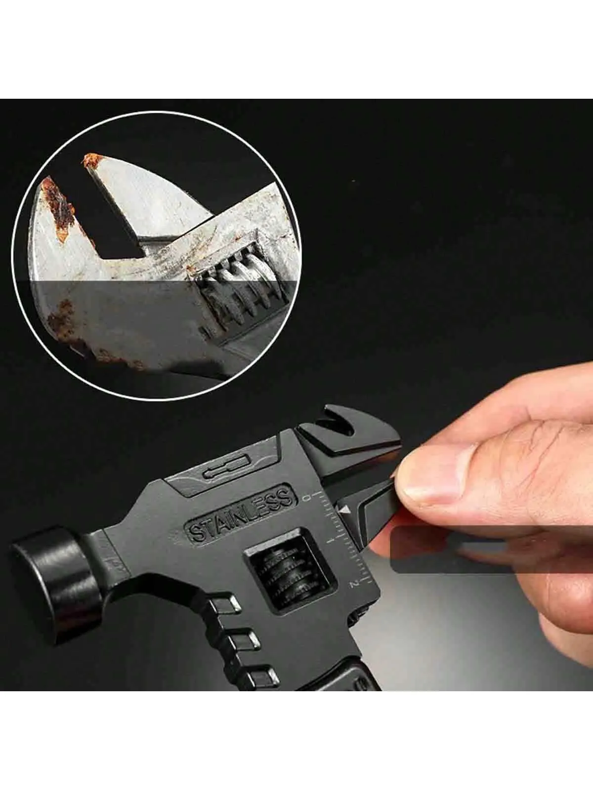 1pc Multifunctional Safety Hammer With Screwdriver, Foldable Pliers, Knife, Bottle Opener, And Emergency Escape Tool For Outdoor, Home, Water And Electrician, And Kitchen Use