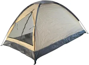 2 Person Camping Tent Single Layer Sun Shelter Multifunction with Ground Stakes Foldable Easy Quick Setup for Hiking Picnic