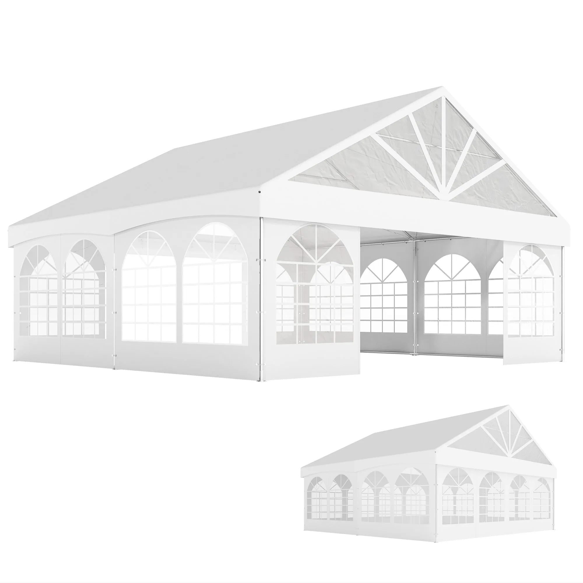 20' x 20' Outdoor Event Tent with Removable Sidewalls