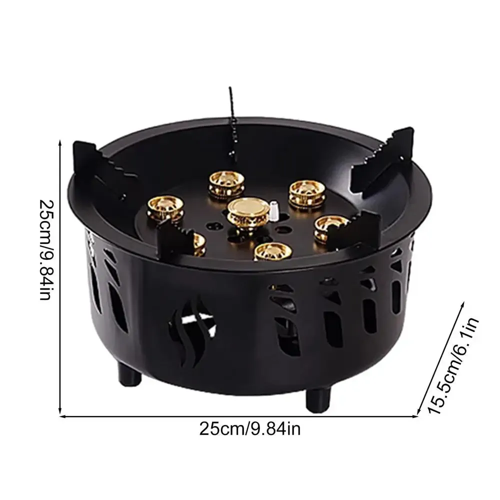 20000W Portable Camping Stove Burner - Strong Fire, Folding Hiking Picnic BBQ Cooking Equipment