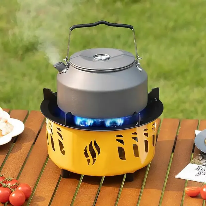 20000W Portable Camping Stove Burner - Strong Fire, Folding Hiking Picnic BBQ Cooking Equipment