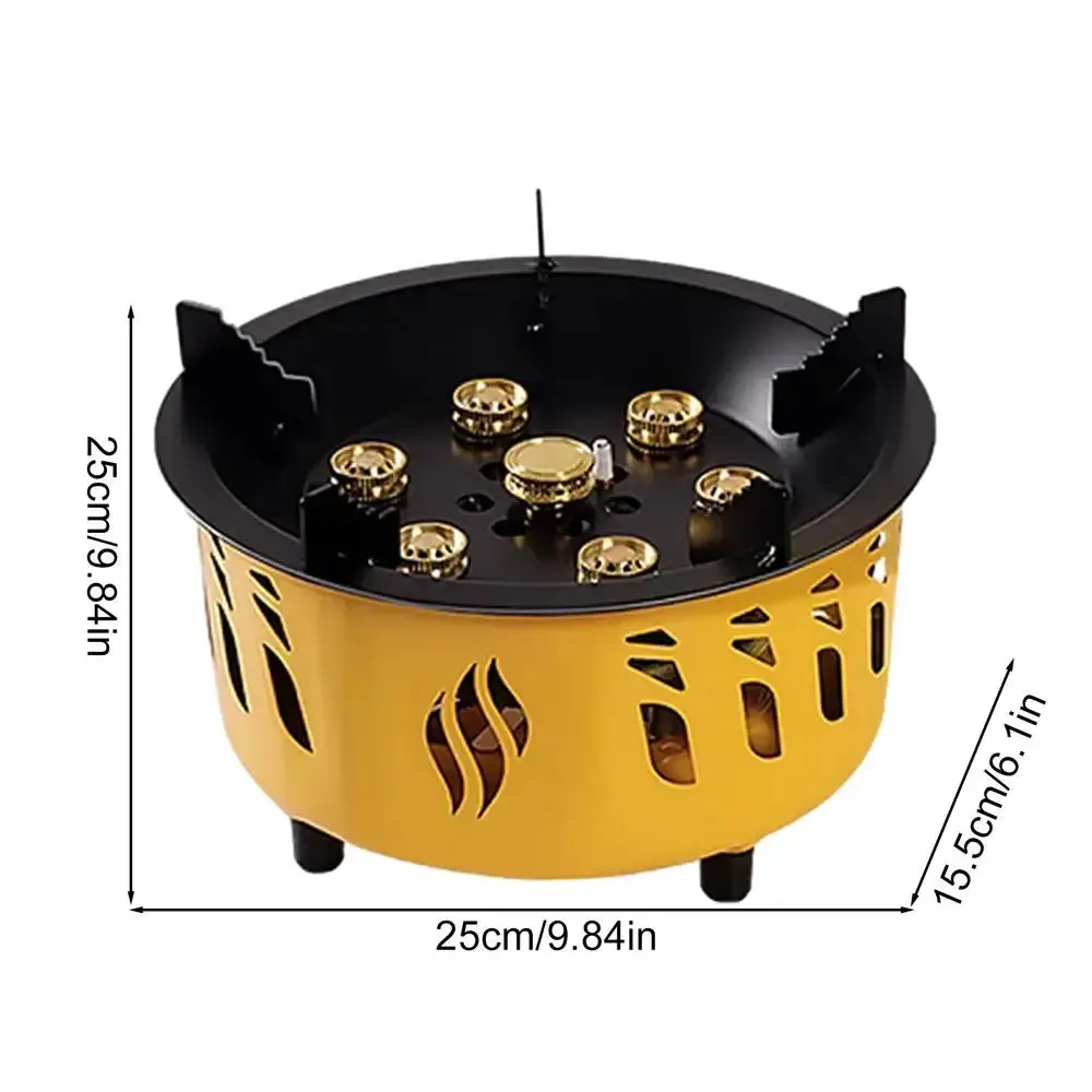 20000W Portable Camping Stove Burner - Strong Fire, Folding Hiking Picnic BBQ Cooking Equipment