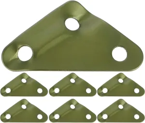 20Pcs Aluminum Alloy Triangle Tent Rope Tensioner Buckle Wind Rope Adjuster for Outdoor Camping Tarps and Ground Stakes Durable Lightweight and Wind Resistance