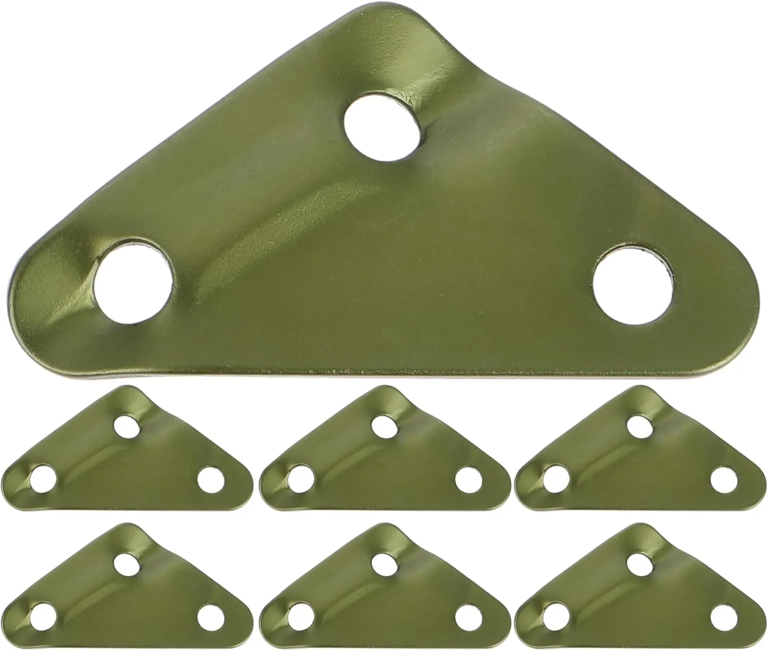 20Pcs Aluminum Alloy Triangle Tent Rope Tensioner Buckle Wind Rope Adjuster for Outdoor Camping Tarps and Ground Stakes Durable Lightweight and Wind Resistance