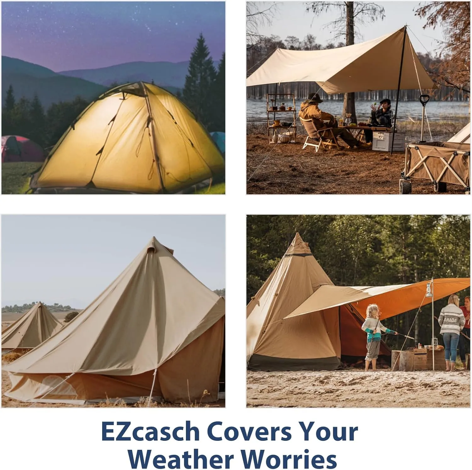 20’x20’ Canvas Tarp Heavy Duty Water Resistant Tarpaulins with Aluminum Grommets,UV Resistant, 22Mil Multipurpose Drop Cloth, 14oz Cover Sheet for Outdoor and Indoor Use with Ropes Yellow