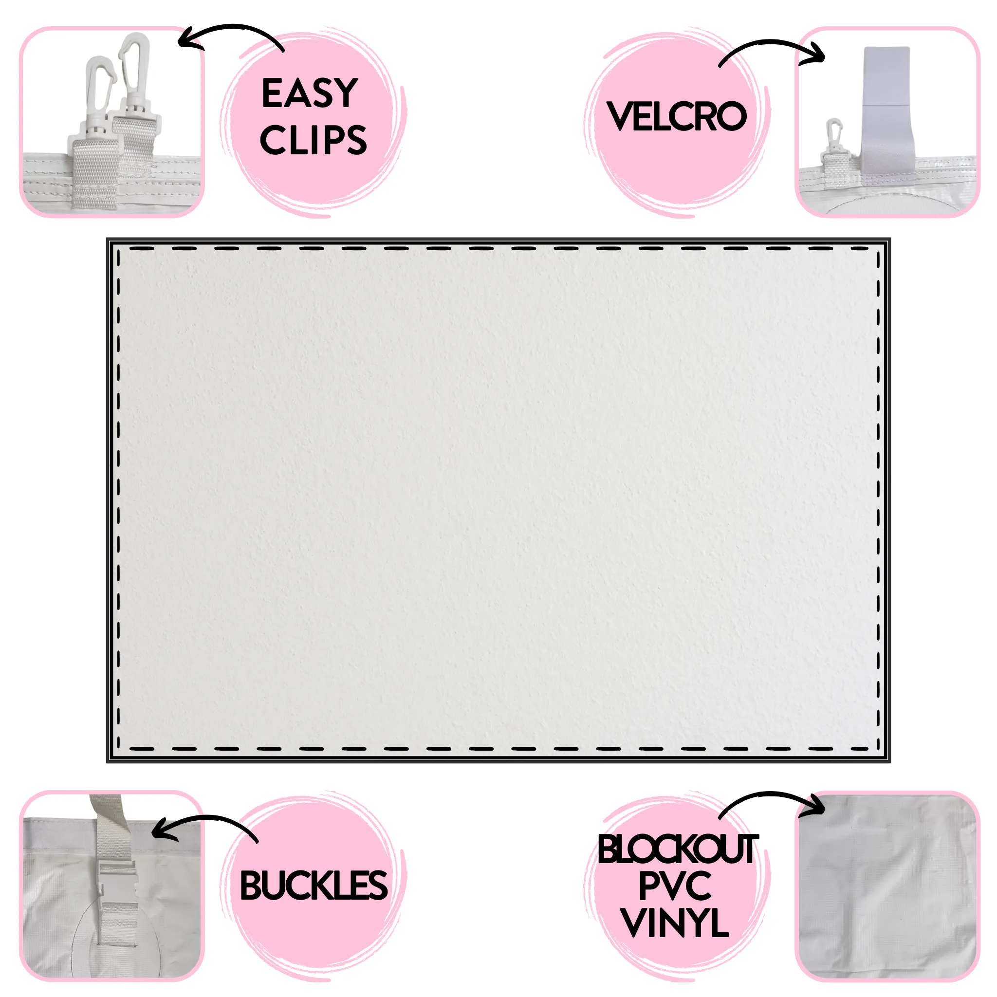 20x60 Universal Blockout Sidewall Kit (7')