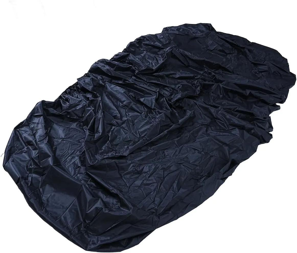 210D Oxford Boat Cover for V Hull Fishing Boats 17-19ft, Waterproof Heavy Duty Marine Tarp with UV Resistant & Reinforced Edges