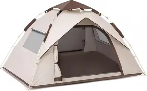 2/3/4 Person Camping Tent, Outdoor Tent Pop Up Tent for Camping, Ultralight Dome Tent, 60 Seconds Set Up Tents