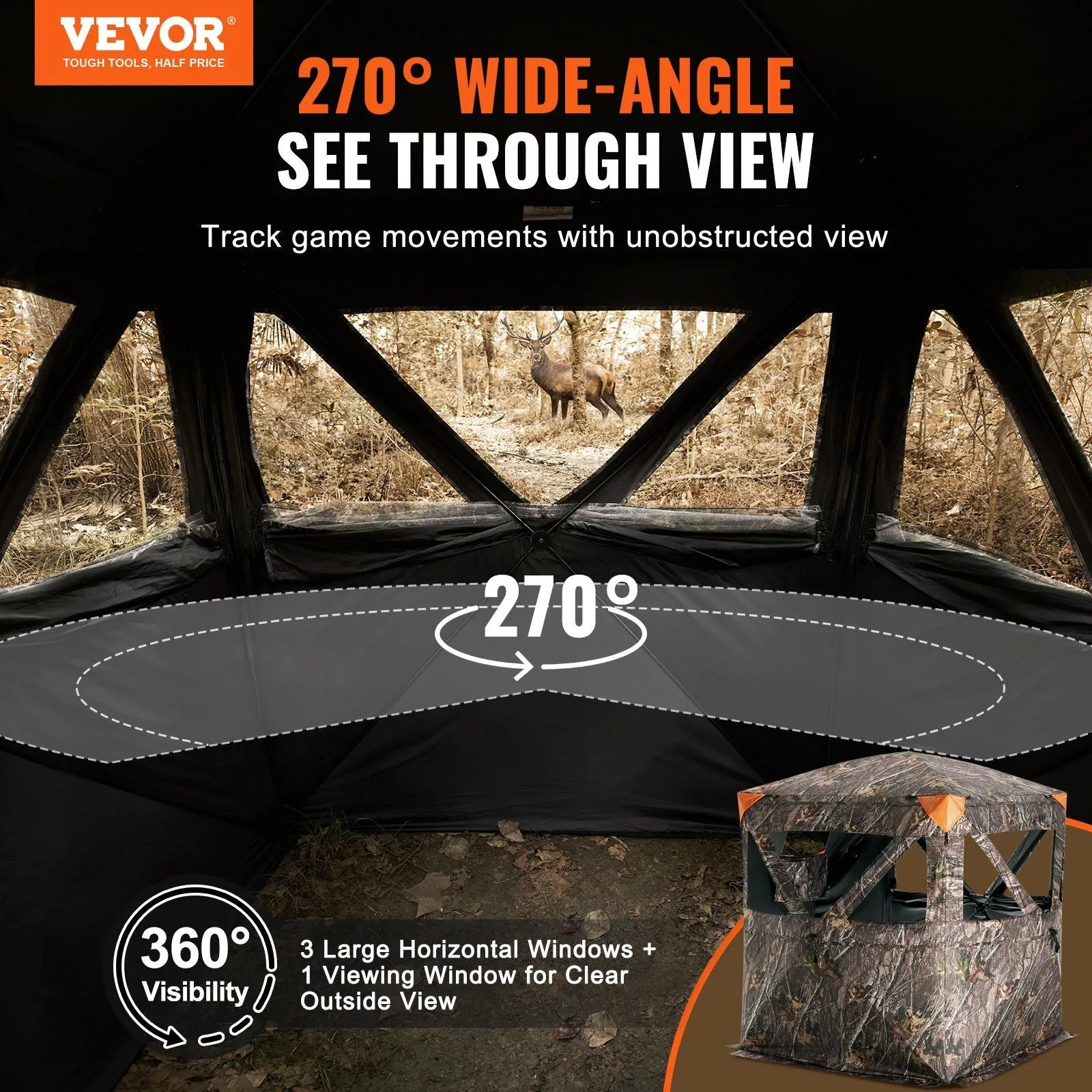 270° Waterproof Hunting Shelter