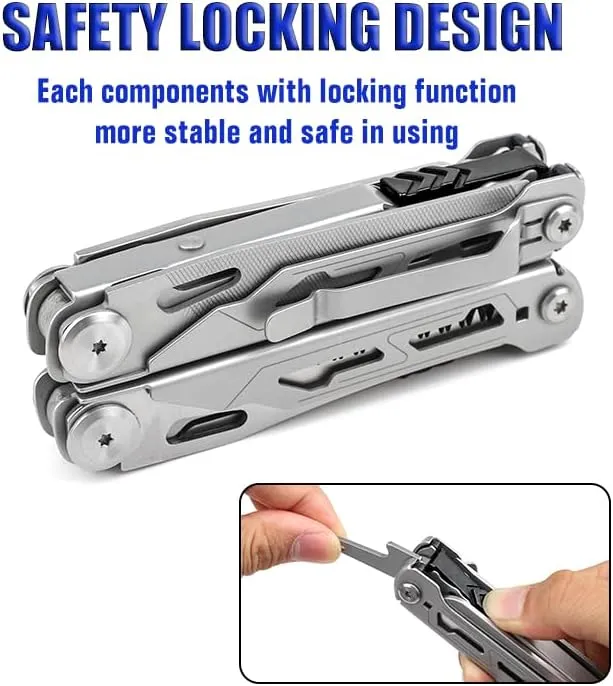 28-in-1 Multi-Tool Pliers – The Ultimate Survival & Repair Companion for Camping, Hiking & Everyday Tasks!