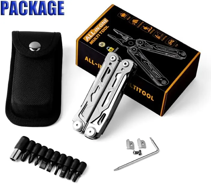 28-in-1 Multi-Tool Pliers – The Ultimate Survival & Repair Companion for Camping, Hiking & Everyday Tasks!