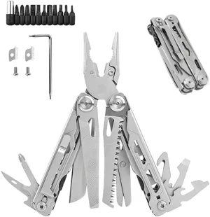 28-in-1 Multi-Tool Pliers – The Ultimate Survival & Repair Companion for Camping, Hiking & Everyday Tasks!