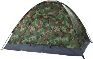 3-4 Person Camping Tent, Dome Tent, Waterproof Instant Camping Tent withCarry Bag for Hiking Travel Picnic Beach Outdoor, Self-Driving Tour, Camouflage Tents for for Backpacking, Hiking, or Beach