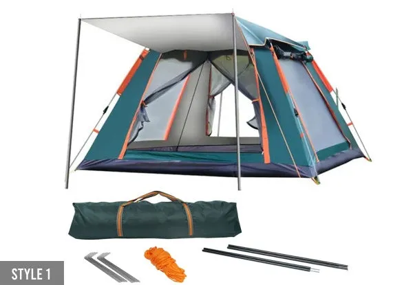 3-5 Person Automatic Pop-Up Camping Tent