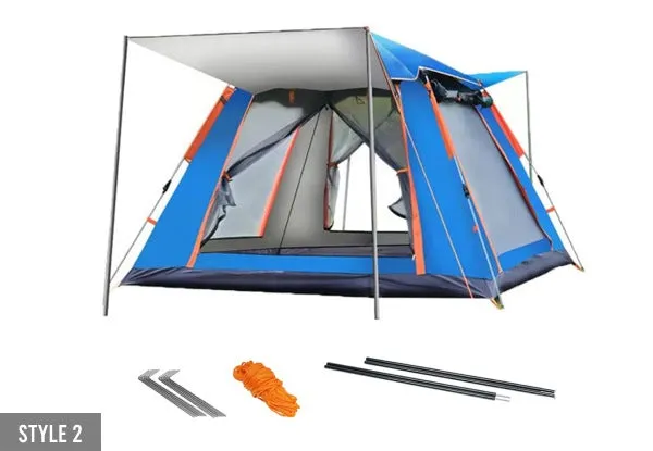 3-5 Person Automatic Pop-Up Camping Tent