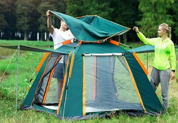 3-5 Person Automatic Pop-Up Camping Tent