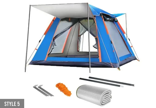 3-5 Person Automatic Pop-Up Camping Tent