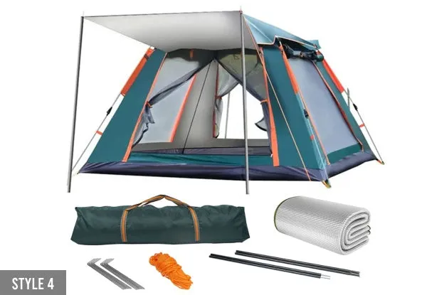 3-5 Person Automatic Pop-Up Camping Tent