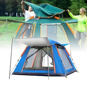 3-5 Person Automatic Pop-Up Camping Tent