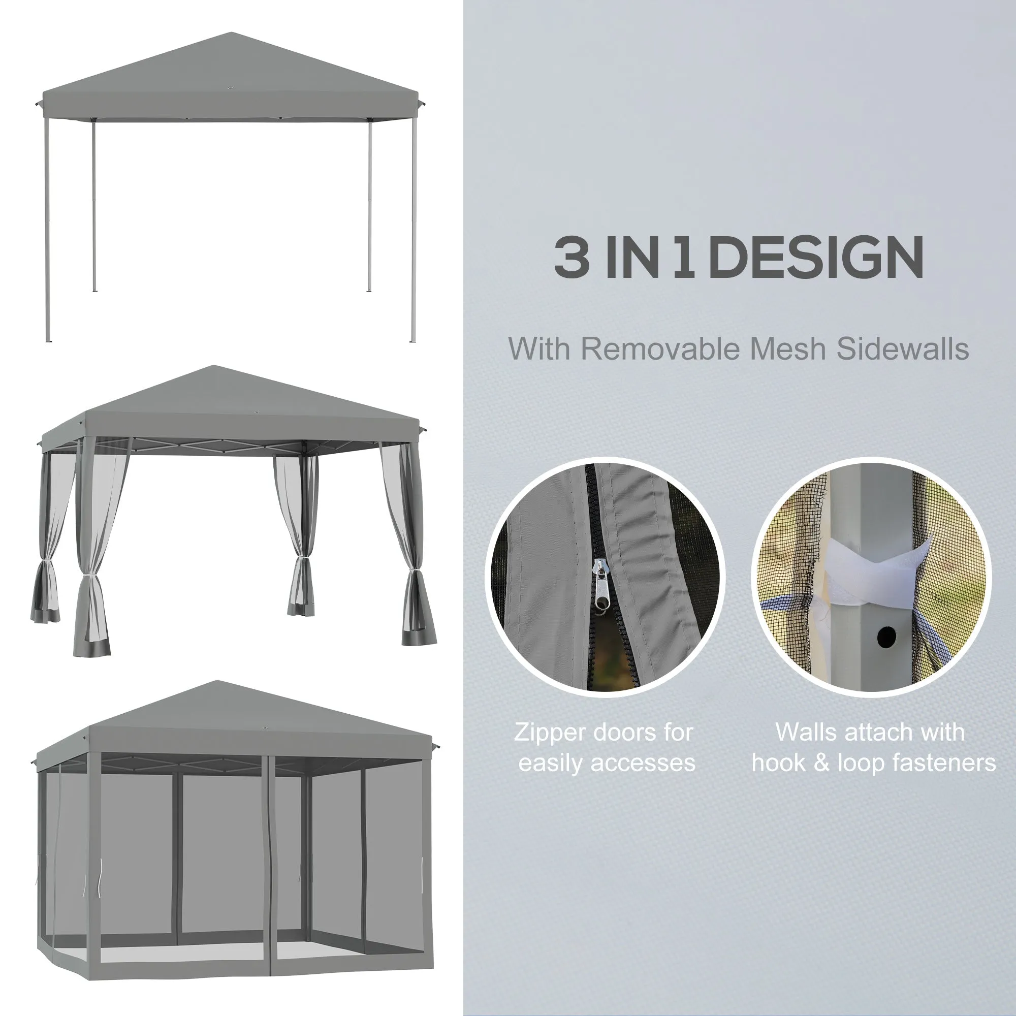 3 x 3 m Pop Up Gazebo
