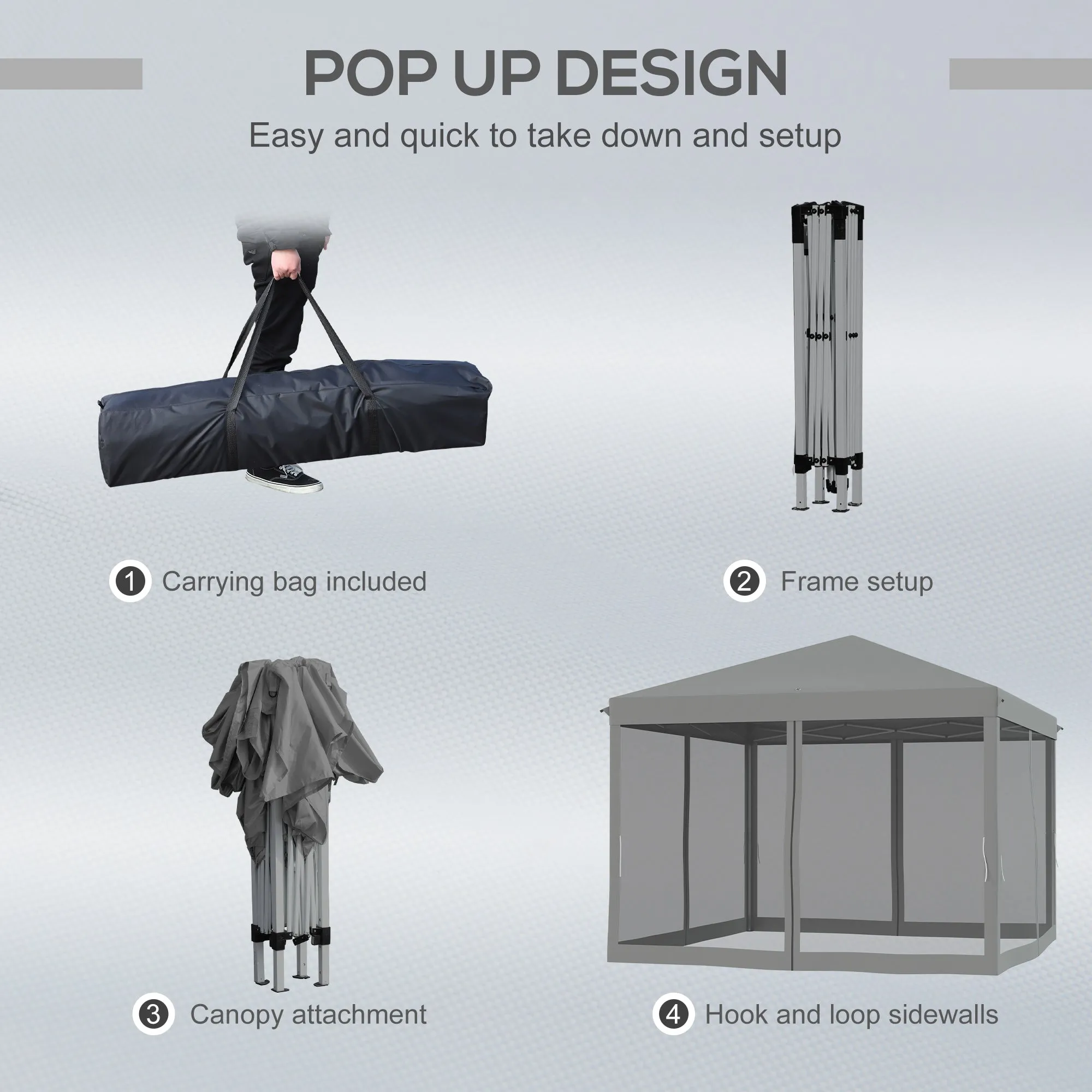 3 x 3 m Pop Up Gazebo