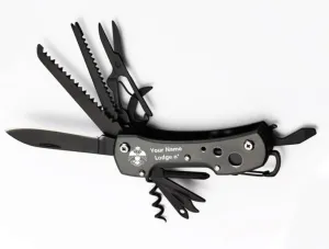 33rd Degree Scottish Rite Pocket Knife - Wings Down Multifunctional