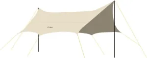 3F UL Gear Waterproof Camping Tent Tarp, Outdoor Rain Shelter Camping Canopy, Lightweight & Portable Sun Shelter for Camping, Hiking,Backpacking,Trips (Octagonal - 157.48"x145.66")