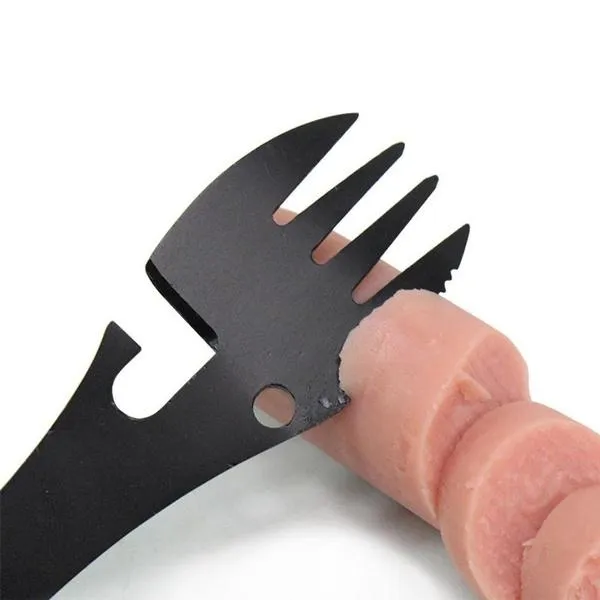 5-in-1 Multifunctional Stainless Steel Fork Knife Spoon Bottle Opener