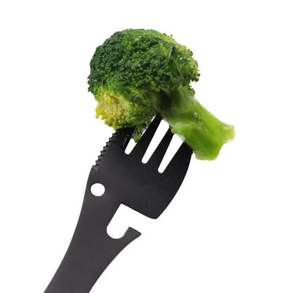 5-in-1 Multifunctional Stainless Steel Fork Knife Spoon Bottle Opener