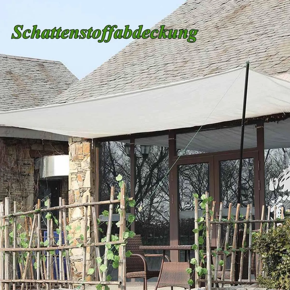 50% Sunblock Shade Cloth With Grommets,white Sun Mesh Shade Tarp HDPE Outdoor UV Resistant Shade Mesh Cover 1x2m 2x2m 2x6m 2x5m 3×5m 4×5m 4×6m 5×5m 5x8m 6x6m 6x8m 8x8m 8x10m Greenhouse Shading Netting