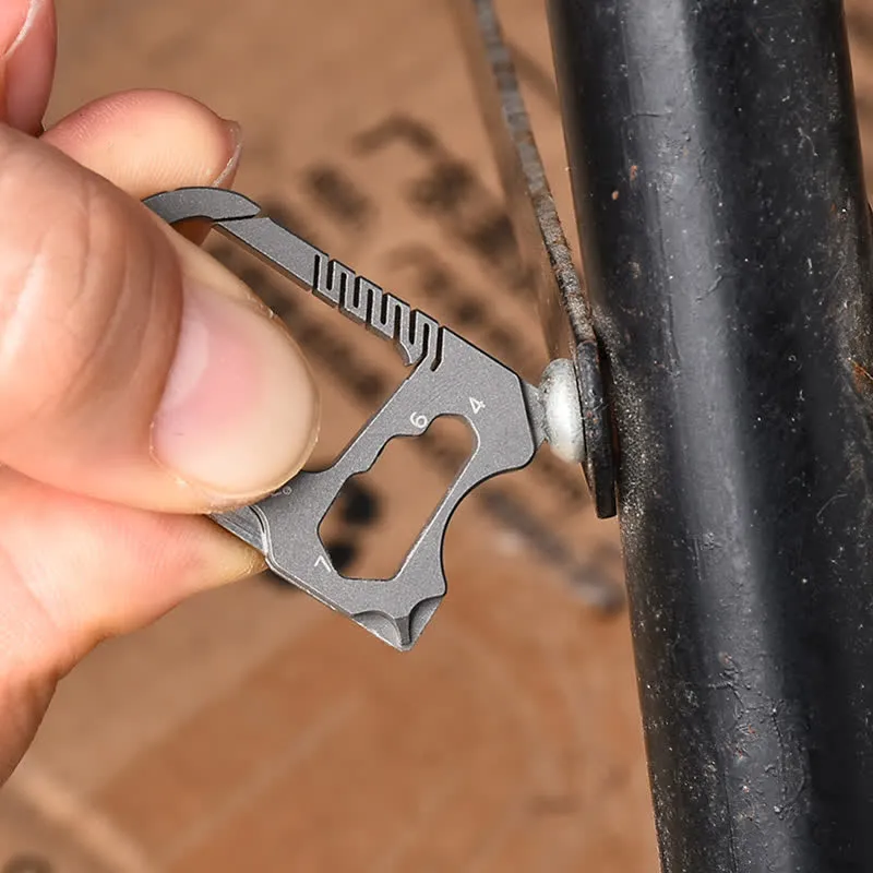 6 In 1 Multifunctional Folding Mini Knife Keychain