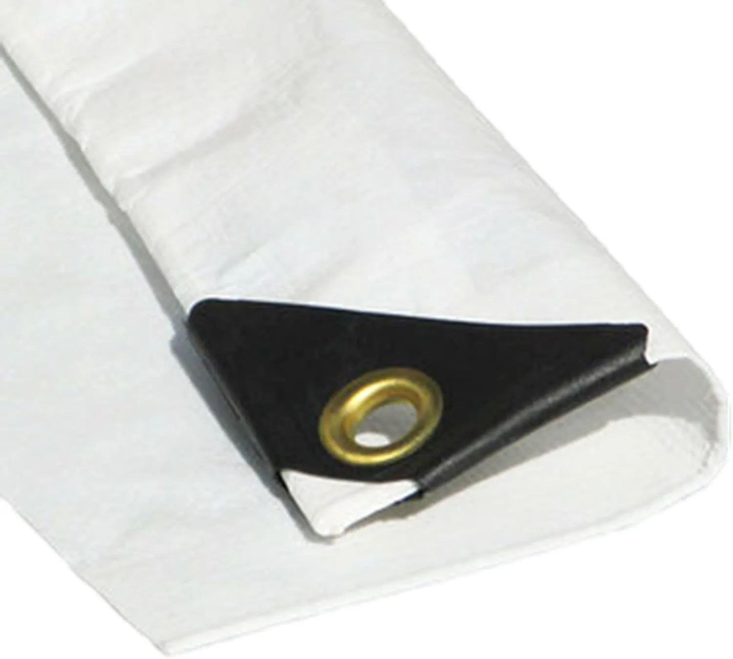 6 x 12 White Color 12 Mil Heavy Duty Tarp w/UV Protection by X1 Tarps