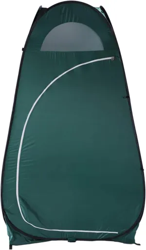6.23FT Tall Privacy Tent with Interior Pocket and Carrying Bag,Pop Up Shower Changing Toilet Tent Portable Camping Privacy Shelters Room for Outdoors Indoors,Army Green