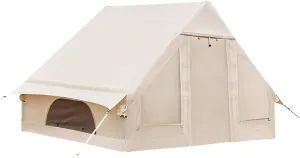 6.4㎡ Thickened Rainproof Camping Inflatable Tent, self-Driving Outdoor Inflatable Cabin, Wild Camping Tent