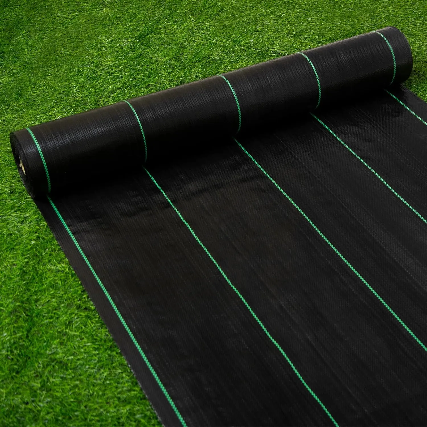 6ft x 100ft Landscape Fabric Weed Barrier Fabric Heavy Duty,3.2OZ Weed Block Fabric, Garden Liner Ground Cover Weed Control Fabric,Weed Tarp for Garden