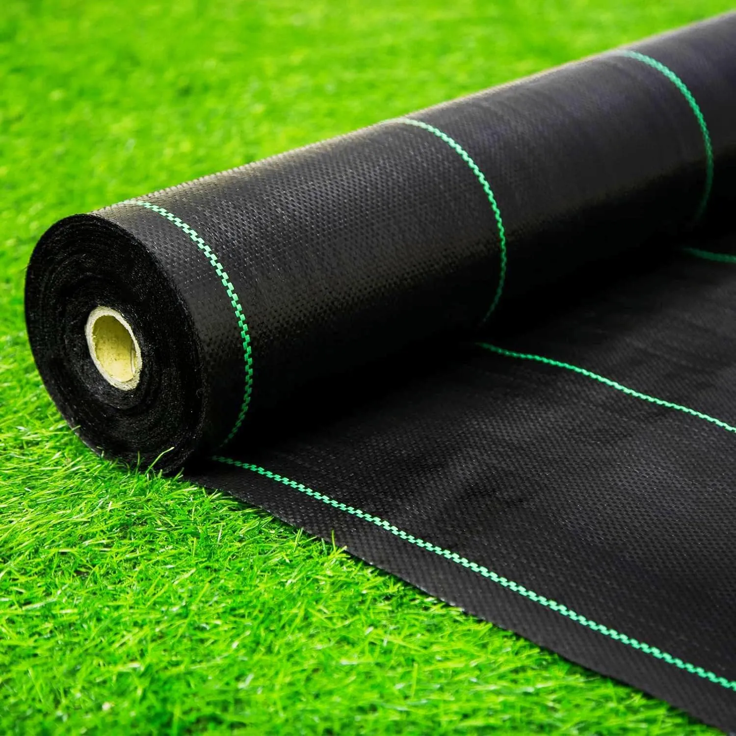 6ft x 100ft Landscape Fabric Weed Barrier Fabric Heavy Duty,3.2OZ Weed Block Fabric, Garden Liner Ground Cover Weed Control Fabric,Weed Tarp for Garden