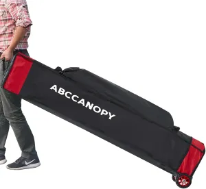 ABCCANOPY Universal 10X20 Pop up Canopy Tent Roller Bag, Black