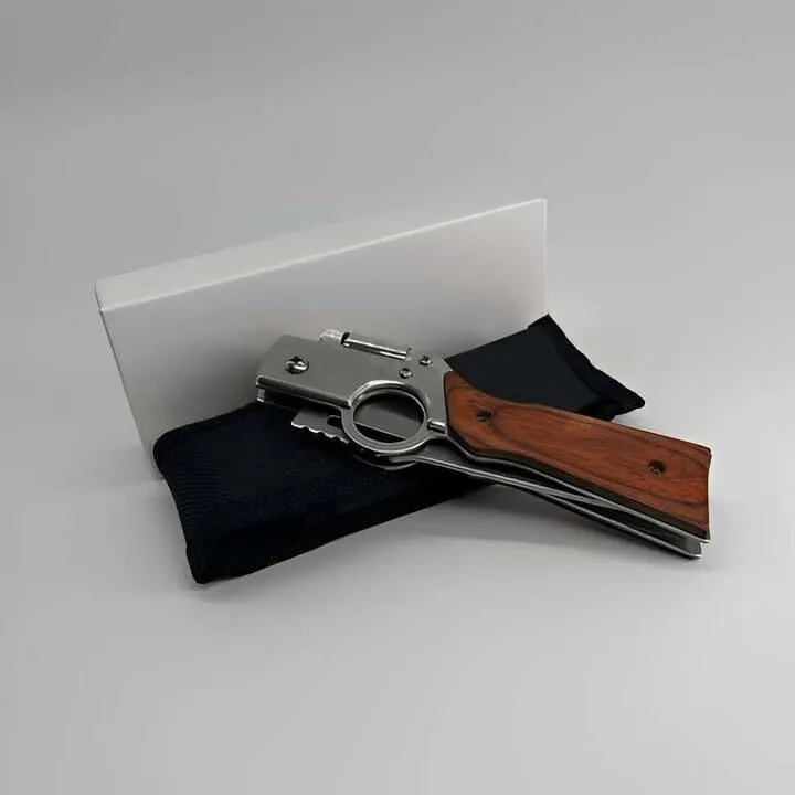 AK47 Pocket Folding Knife, Tactical Knife for Camping Hunting Survival Indoor and Outdoor Activities