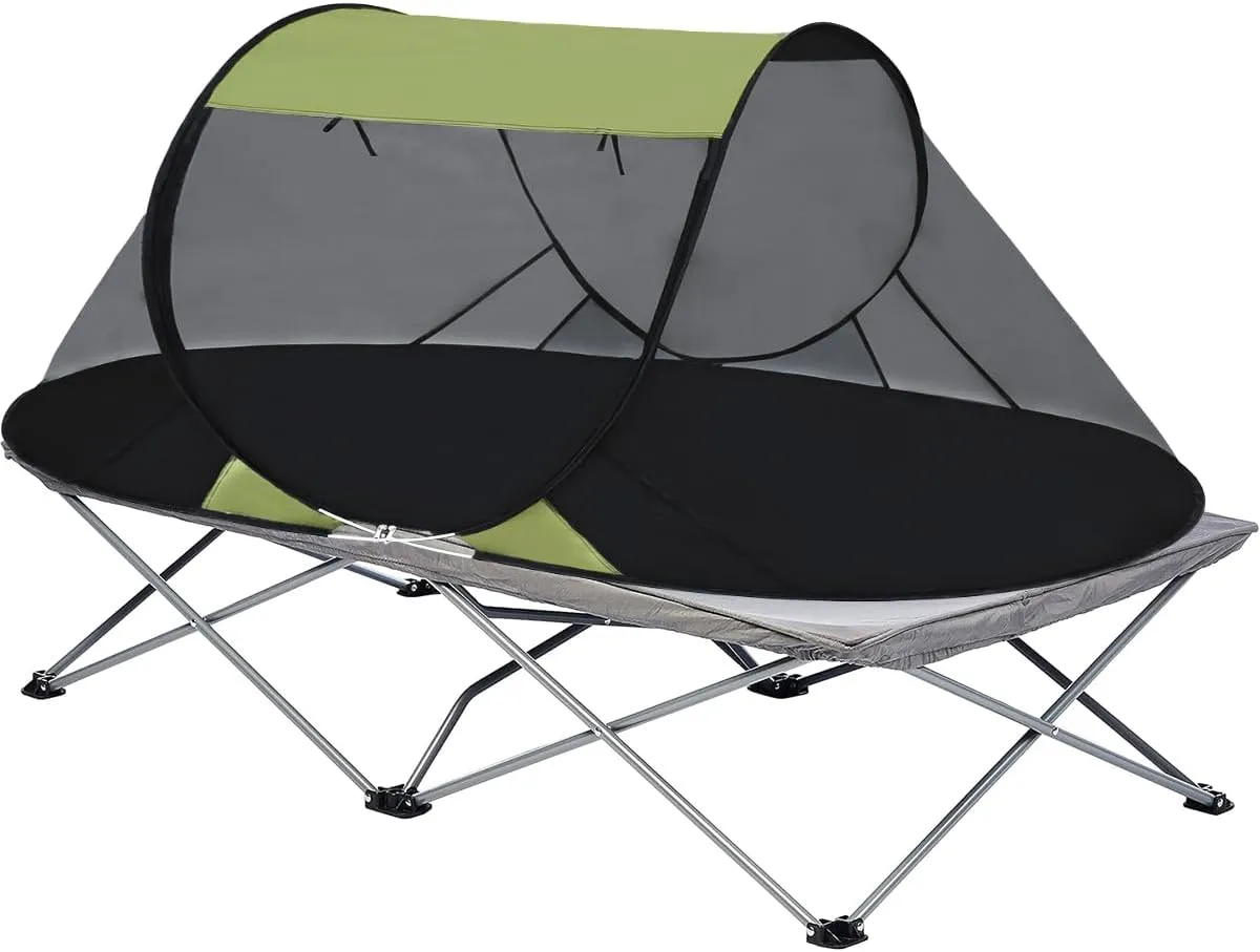 Akiky Pop Up Mosquito Tent for Camping,1 Person Camping Tent with Bug Screen Tent,Mosquito Net Foldable Portable for Adults Kids